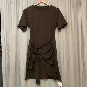 HALARA Everyday Tie Knot Ruched Mini Chill Dress